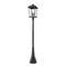 Z-Lite Beacon 4 Light Outdoor Post Mounted Fixture, Black & Clear Beveled 568PHXXLR-564P-BK - alternate 1